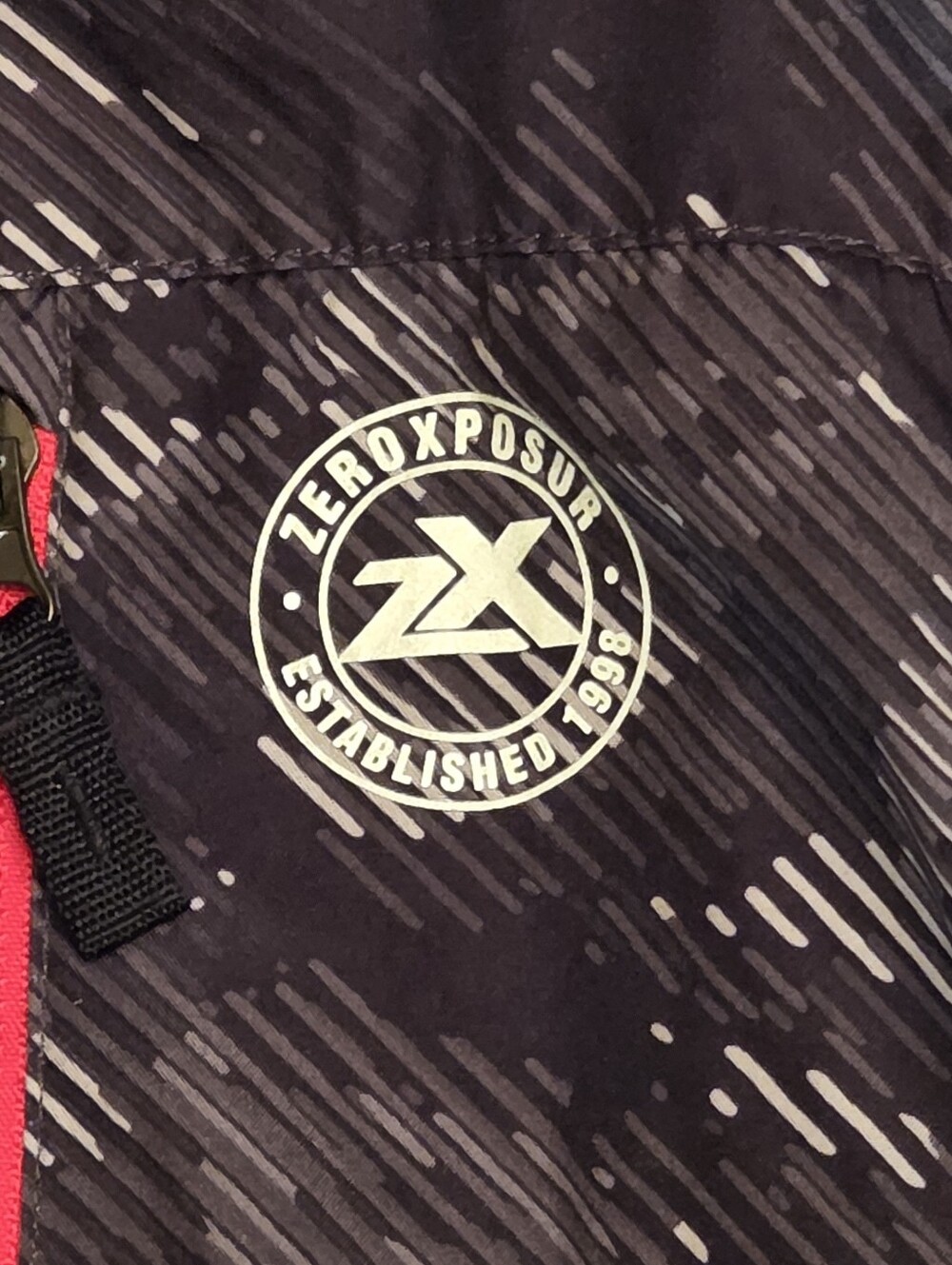 ZeroXposur Black Patterned Hooded Jacket - Picture 2 of 4